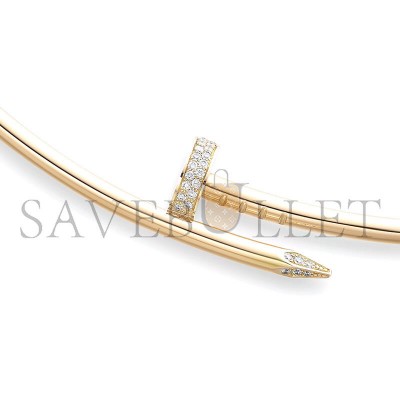 CARTIER COLLIER TORQUE JUSTE UN CLOU, MODELLO PICCOLO, DIAMANTI REF.N7424422