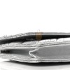 CHANEL METALLIC LAMBSKIN QUILTED WALLET ON CHAIN WOC SILVER AP0250 (19*13*3cm)
