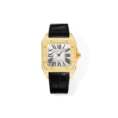 CARTIER SANTOS YELLOW GOLD 44MM W20071Y1 CARTIER SANTOS YELLOW GOLD 44MM W20071Y1