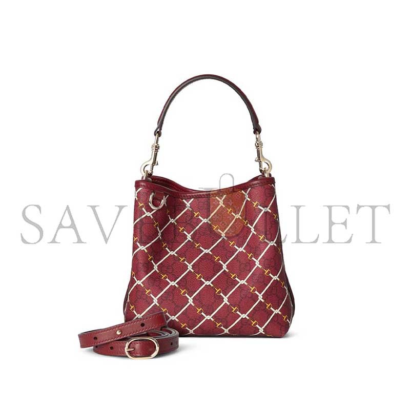 GUCCI GG EMBLEM SMALL BUCKET BAG 815118 (19*18*11cm) GUCCI GG EMBLEM SMALL BUCKET BAG 815118 (19*18*11cm)