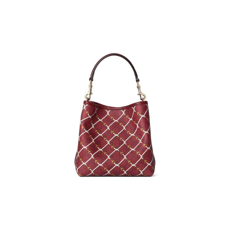 GUCCI GG EMBLEM SMALL BUCKET BAG 815118 (19*18*11cm) GUCCI GG EMBLEM SMALL BUCKET BAG 815118 (19*18*11cm)