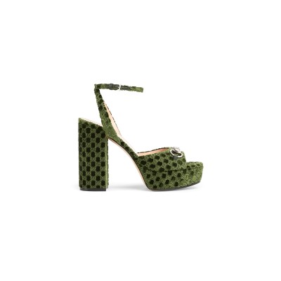 GUCCI WOMEN'S PLATFORM SANDAL WITH HORSEBIT 837395