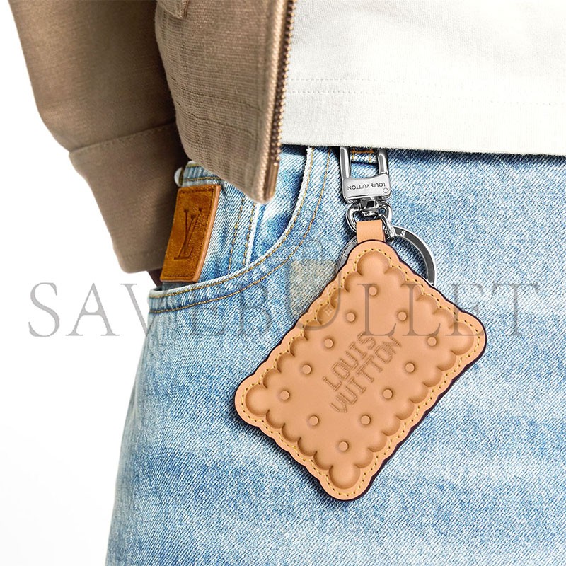LOUIS VUITTON LV BISCUIT KEYCHAIN HANDBAG CHARM M02547 LOUIS VUITTON LV BISCUIT KEYCHAIN HANDBAG CHARM M02547
