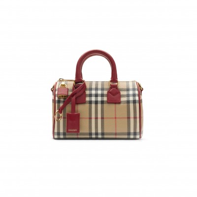 BURBERRY MINI CHECK BOWLING BAG 81162801 (18.5*12*11cm) BURBERRY MINI CHECK BOWLING BAG 81162801 (18.5*12*11cm)