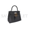 HERMÈS MASTER KELLY COLORMATIC 25 CM BLACK SWIFT LEATHER WITH PALLADIUM HARDWARE (25*19.5*10cm)
