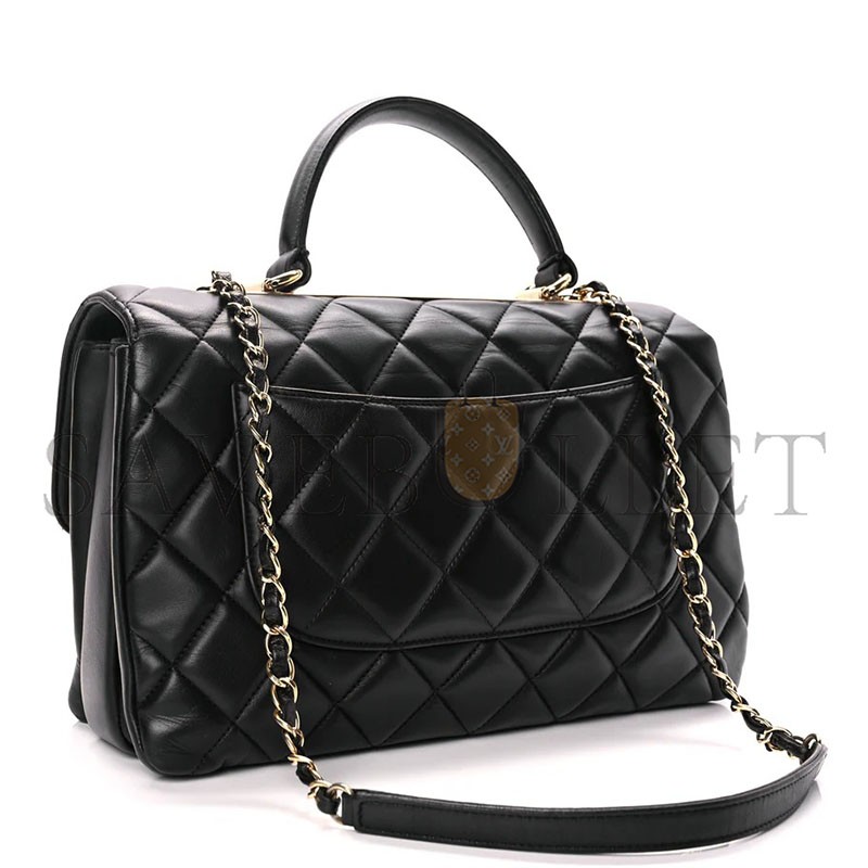 CHANEL MASTER LAMBSKIN QUILTED MEDIUM TRENDY CC FLAP DUAL HANDLE (29*20*10cm) CHANEL MASTER LAMBSKIN QUILTED MEDIUM TRENDY CC FLAP DUAL HANDLE (29*20*10cm)