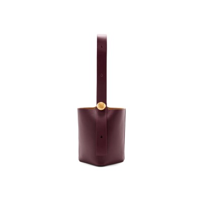 LOEWE MEDIUM PEBBLE BUCKET IN SMOOTH CALFSKIN AANBBBWX01 (28*24.5*23.5cm)