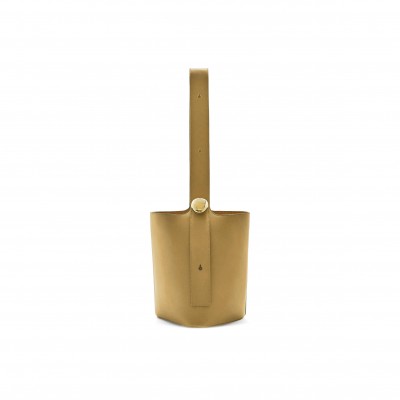 LOEWE MEDIUM PEBBLE BUCKET IN SMOOTH CALFSKIN AANBBBWX01 (28*24.5*23.5cm)