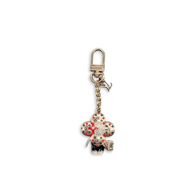 LOUIS VUITTON BAG CHARM AND KEY HOLDER LOUIS VUITTON BAG CHARM AND KEY HOLDER
