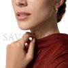 CARTIER JUSTE UN CLOU HOOP EARRINGS SMALL MODEL PAVED REF. B8301430 CARTIER JUSTE UN CLOU HOOP EARRINGS SMALL MODEL PAVED REF. B8301430