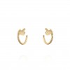 CARTIER JUSTE UN CLOU HOOP EARRINGS SMALL MODEL PAVED REF. B8301430 CARTIER JUSTE UN CLOU HOOP EARRINGS SMALL MODEL PAVED REF. B8301430