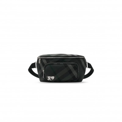 BURBERRY GRID CROSSBODY WAIST BAG 80974111 (27*14*7cm)