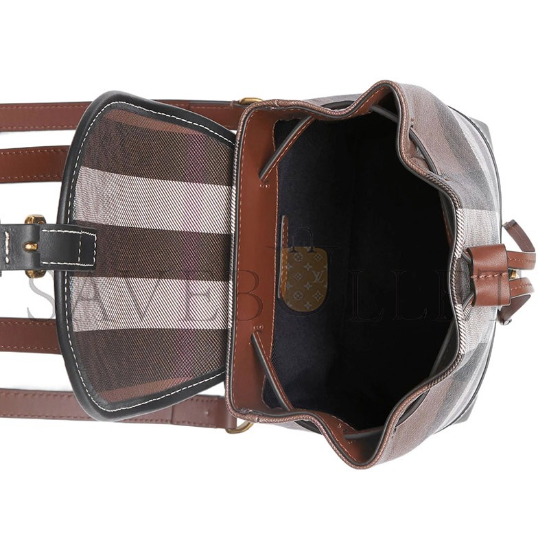 BURBERRY MINI PLAID BACKPACK 80584691 (18.5*16*8cm)