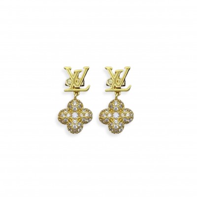 LOUIS VUITTON ICONIC LOUISA STRASS EARRINGS 