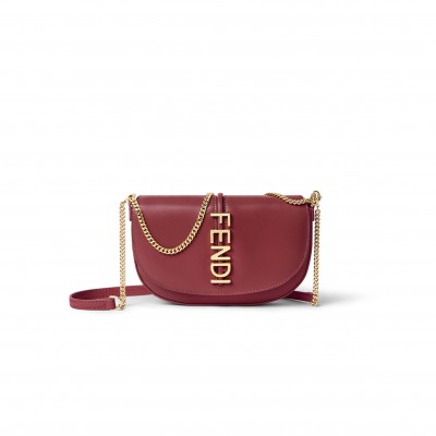 FENDI GRAPHY WALLET ON CHAIN 8M0529ANSSF0YPU (20.5*13*3.5cm)