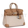 HERMÈS MASTER BIRKIN 25 IN TOILE SWIFT LEATHER (25*20*13cm)