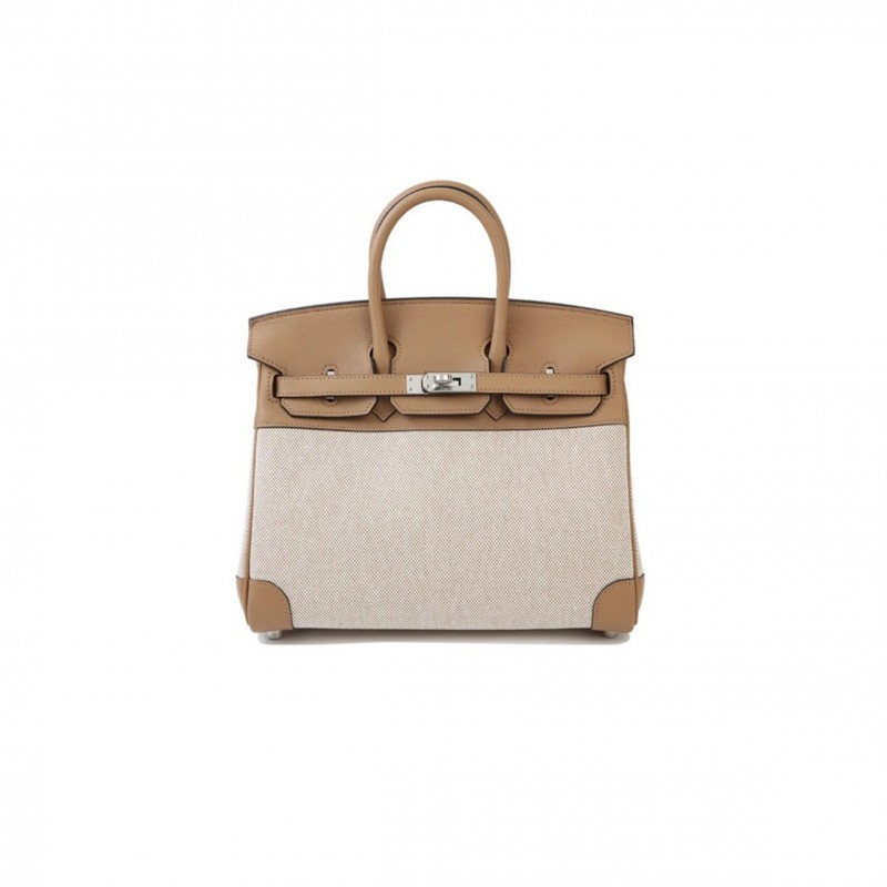 HERMÈS MASTER BIRKIN 25 IN TOILE SWIFT LEATHER (25*20*13cm)