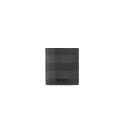 BURBERRY CHECK FOLDING CARD CASE 80732761 (10.5*9cm)