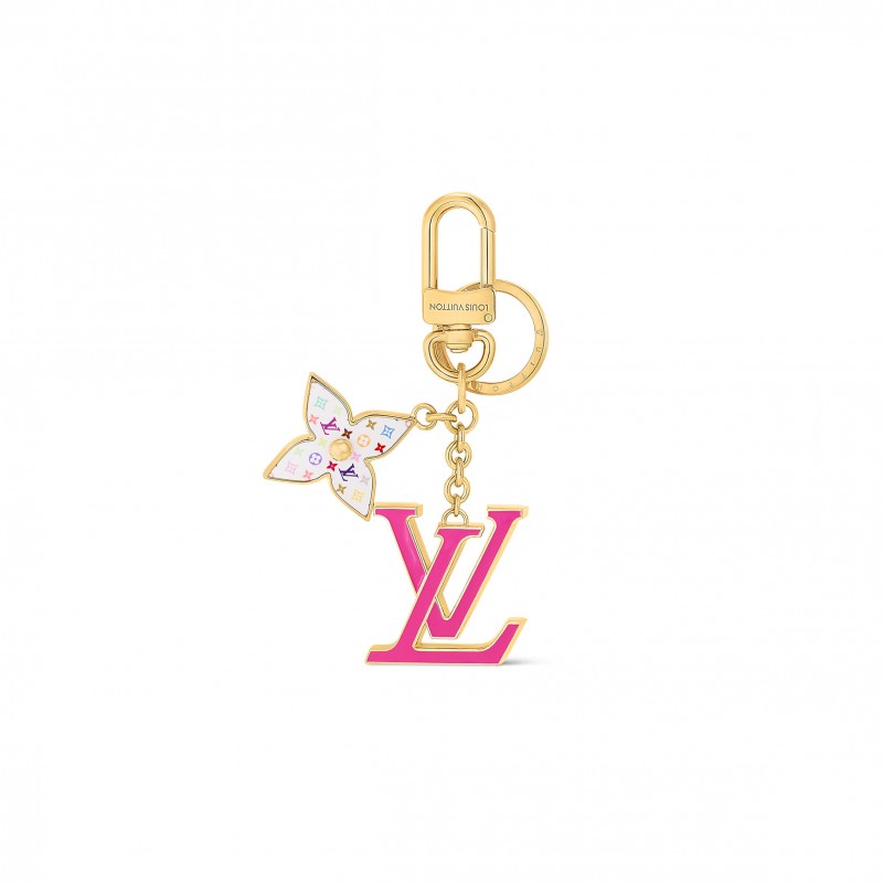 LOUIS VUITTON MURAKAM LV X TM LV ICONIC MONOGRAM MULTICOLOR KEY HOLDER M02466 LOUIS VUITTON MURAKAM LV X TM LV ICONIC MONOGRAM MULTICOLOR KEY HOLDER M02466
