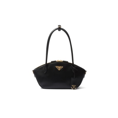 PRADA SMALL LEATHER HANDBAG 1BA427 (26*17*9cm) 