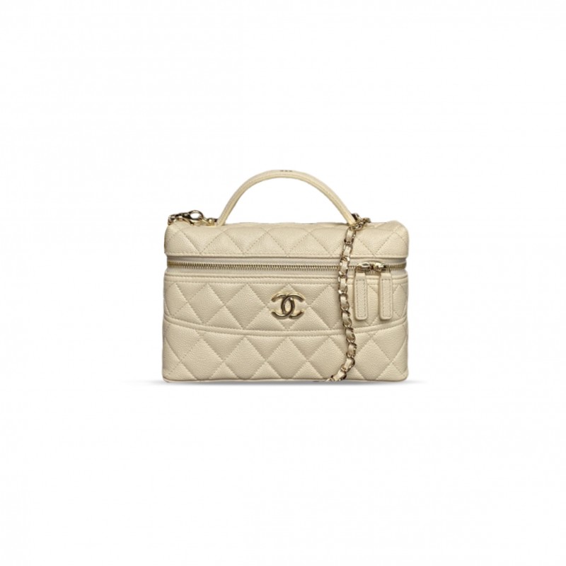 CHANEL MASTER 25C LUNCH BOX BAG CHAIN CLUTCH BAG AP4407 (19.5*17*5cm) 