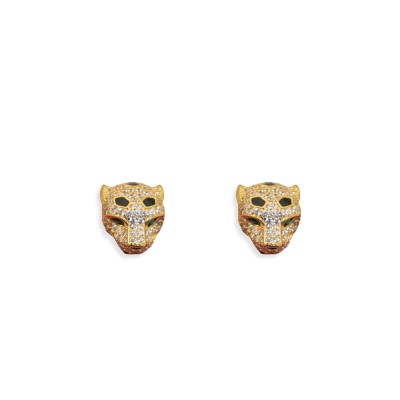 CARTIER PANTHÈRE DE CARTIER STUD EARRINGS PAVED REF. N8515269 -22 CARTIER PANTHÈRE DE CARTIER STUD EARRINGS PAVED REF. N8515269 -22