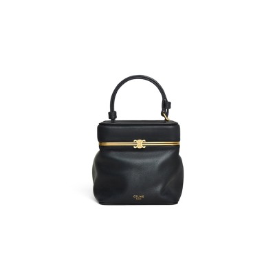 CELINE CUBE IN SUPPLE CALFSKIN 124232J75.38NO (12.5*12.5*12.5cm)