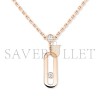 MESSIKA MOVE UNO TWO-ROW NECKLACE PINK GOLD DIAMOND NECKLACE 08852-PG MESSIKA MOVE UNO TWO-ROW NECKLACE PINK GOLD DIAMOND NECKLACE 08852-PG