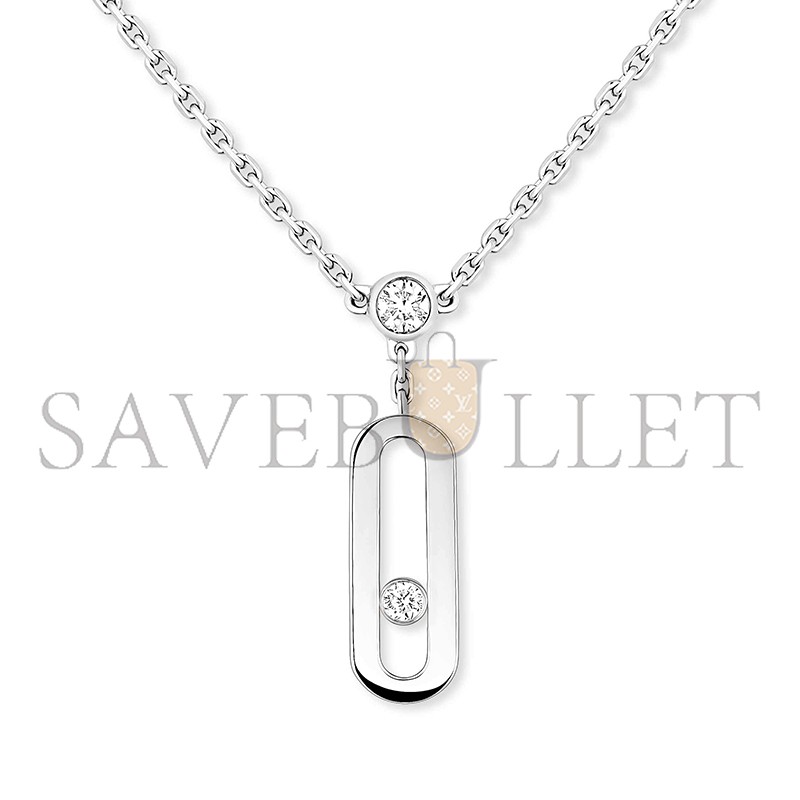 MESSIKA MOVE UNO TWO-ROW NECKLACE WHITE GOLD DIAMOND NECKLACE 08852-WG MESSIKA MOVE UNO TWO-ROW NECKLACE WHITE GOLD DIAMOND NECKLACE 08852-WG