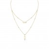 MESSIKA MOVE UNO TWO-ROW NECKLACE YELLOW GOLD DIAMOND NECKLACE 08852-YG