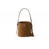 PRADA MINI SUEDE BUCKET BAG 1BE078 (18*17*10.5cm) PRADA MINI SUEDE BUCKET BAG 1BE078 (18*17*10.5cm)