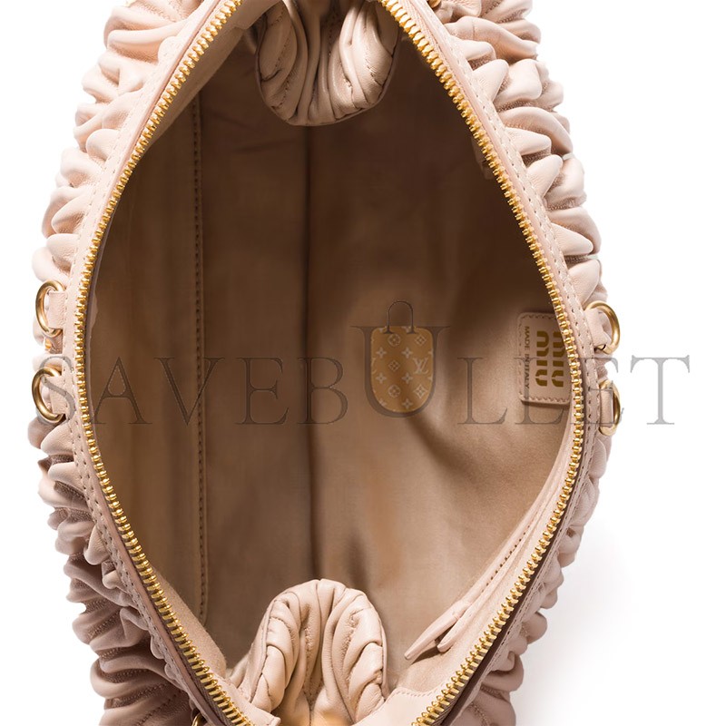 MIU MIU CAPRICE MATELASSÉ NAPPA LEATHER CLUTCH 58F130  (28*14.5*10cm) 