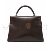 HERMES KELLY 28 BOX LEATHER CHOCOLATE BROWN GOLD HARDWARE (28*22*10cm) 
