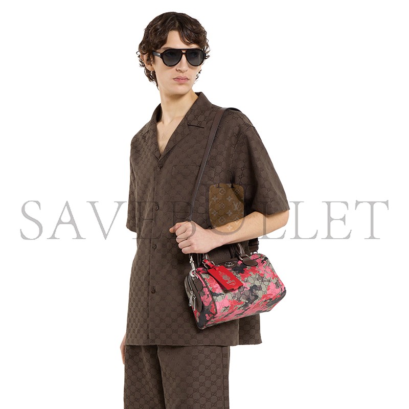 GUCCI GG SMALL DUFFLE BAG 854860 (25*16*14cm) GUCCI GG SMALL DUFFLE BAG 854860 (25*16*14cm)