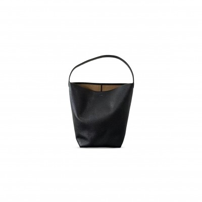 THE ROW LARGE NS PARK TOTE BAG IN LEATHER BLACK W1273L72BLPL (43*38*20cm) THE ROW LARGE NS PARK TOTE BAG IN LEATHER BLACK W1273L72BLPL (43*38*20cm)