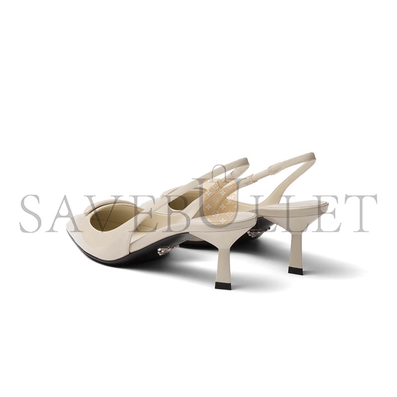 PRADA PATENT LEATHER SLINGBACK PUMPS 1I901M PRADA PATENT LEATHER SLINGBACK PUMPS 1I901M