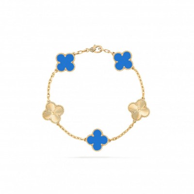 VAN CLEEF ARPELS VINTAGE ALHAMBRA BRACELET GOLD VAN CLEEF ARPELS VINTAGE ALHAMBRA BRACELET GOLD