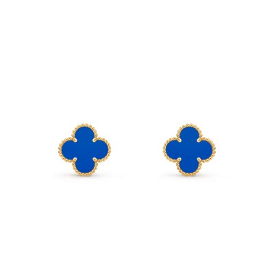 VAN CLEEF ARPELS VINTAGE ALHAMBRA EARRINGS YELLOW GOLD VCARP9SZ00