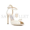 JIMMY CHOO'S SACORA 100 BEADED HIGH HEELS 