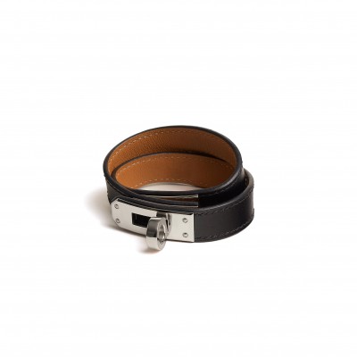 HERMES KELLY DOUBLE TOUR BRACELET H068438CK89T1 HERMES KELLY DOUBLE TOUR BRACELET H068438CK89T1