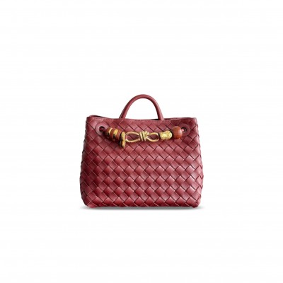 BOTTEGA VENETA SMALL ANDIAMO SAPELE RED 743568 (25*22*10.5cm) BOTTEGA VENETA SMALL ANDIAMO SAPELE RED 743568 (25*22*10.5cm)