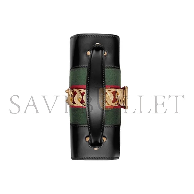 GUCCI SYLVIE MINI TOP HANDLE BAG 470270 (20*14*8cm)