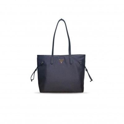 PRADA SAFFIANO TRIMMED DRAWSTRING TOTE 1BG955 (32*30*13cm) PRADA SAFFIANO TRIMMED DRAWSTRING TOTE 1BG955 (32*30*13cm)