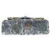 CHANEL MASTER PINK GREEN SILVER SEQUINS MINI FLAP BAG (20*14*5cm) 