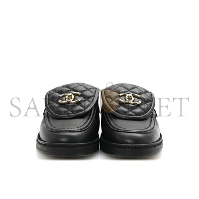 CHANEL QUILTED CC MULES G46120 CHANEL QUILTED CC MULES G46120