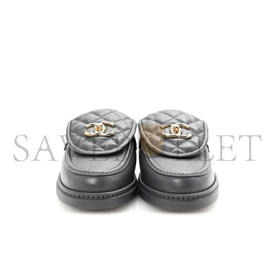 CHANEL QUILTED CC MULES G46120 CHANEL QUILTED CC MULES G46120