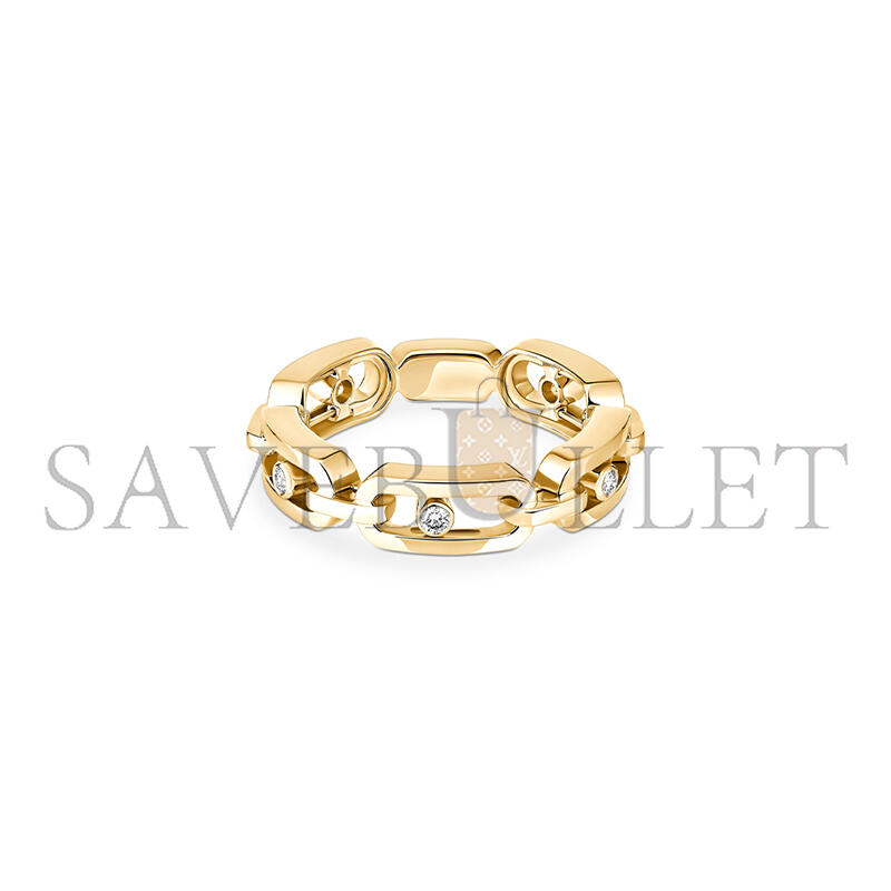MESSIKA MOVE LINK RING YELLOW GOLD DIAMOND RING 12078-YG MESSIKA MOVE LINK RING YELLOW GOLD DIAMOND RING 12078-YG