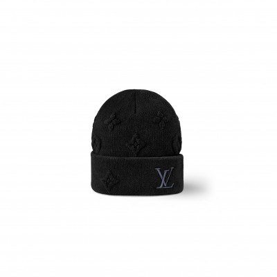 LOUIS VUITTON HAT CRUSH MONOGRAM BEANIE M96194 (22*20cm)