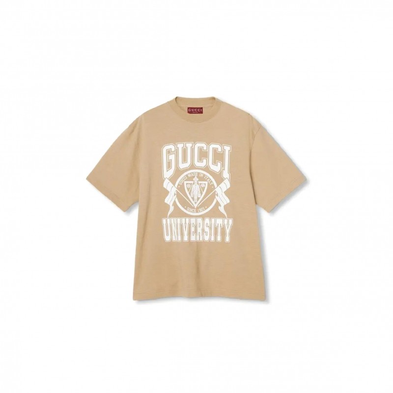 GUCCI COTTON JERSEY PRINTED T-SHIRT 798115