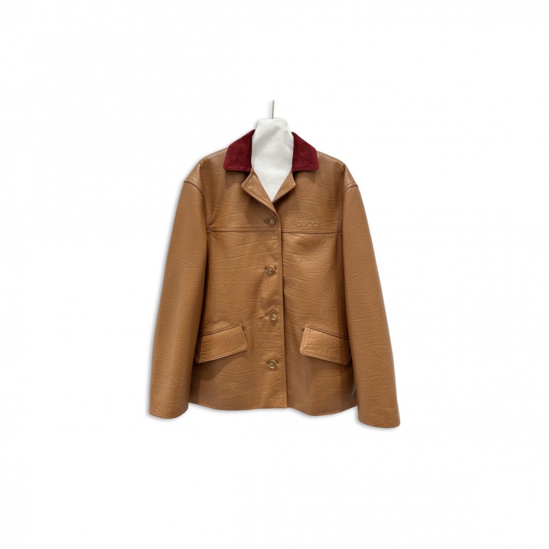 GUCCI LEATHER JACKET 815822